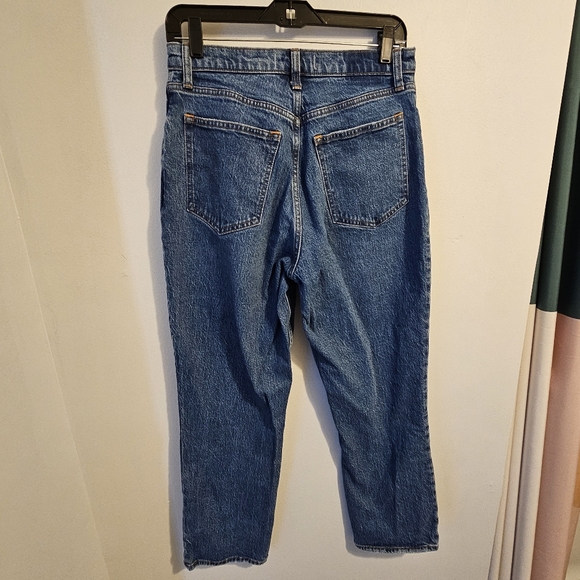 Abercrombie & Fitch 90's Straight Ultra High Rise Curve Love Jeans Size 10S - Picture 2 of 3